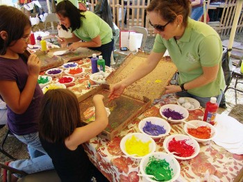 Art for kids activities at Chiaha harvest fair